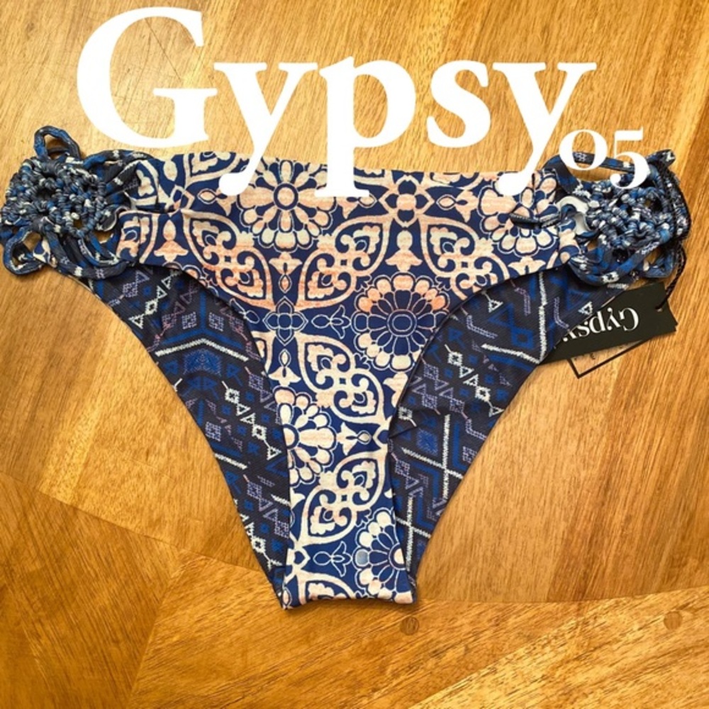 NEW Gypsy 05 Braided sides bikini bottoms XS.